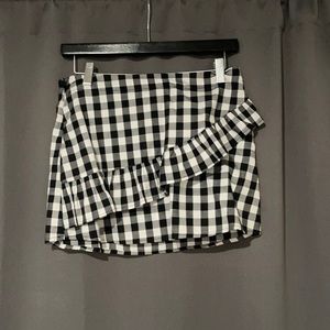 black/white Material Girl skirt